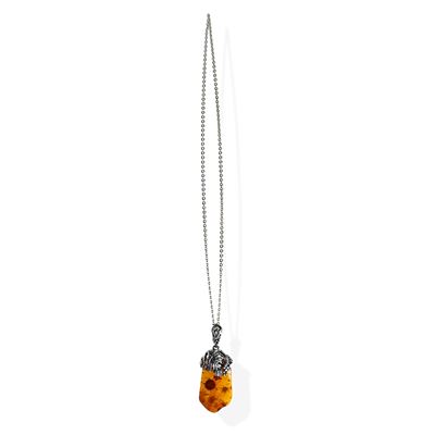 Collana in argento 925 con pendentif a forma di grappolo d'uva