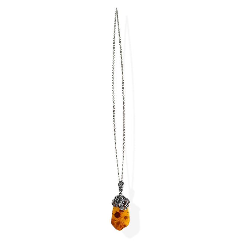 Collana in argento 925 con pendentif a forma di grappolo d'uva