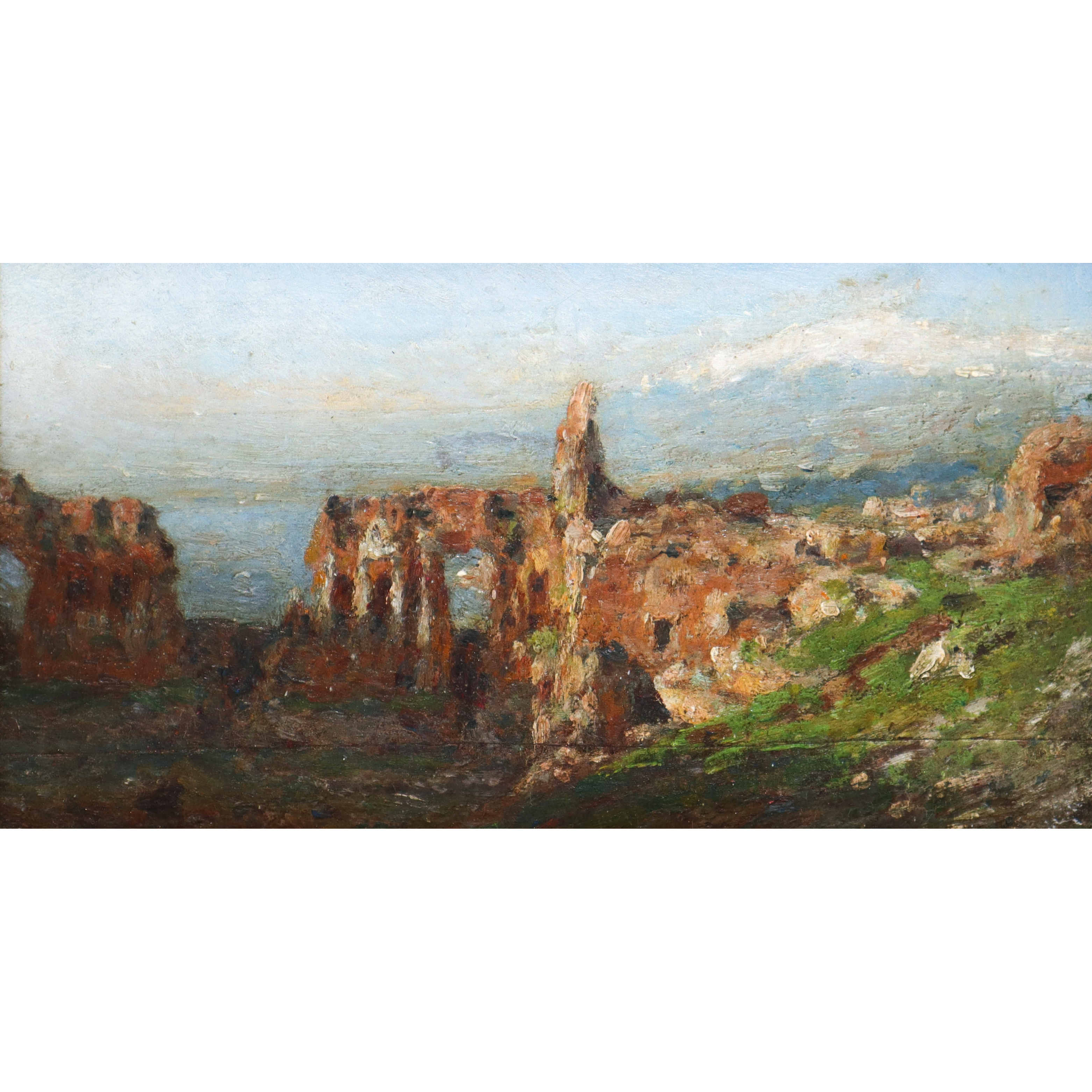 Veduta dell'Etna dal teatro Greco