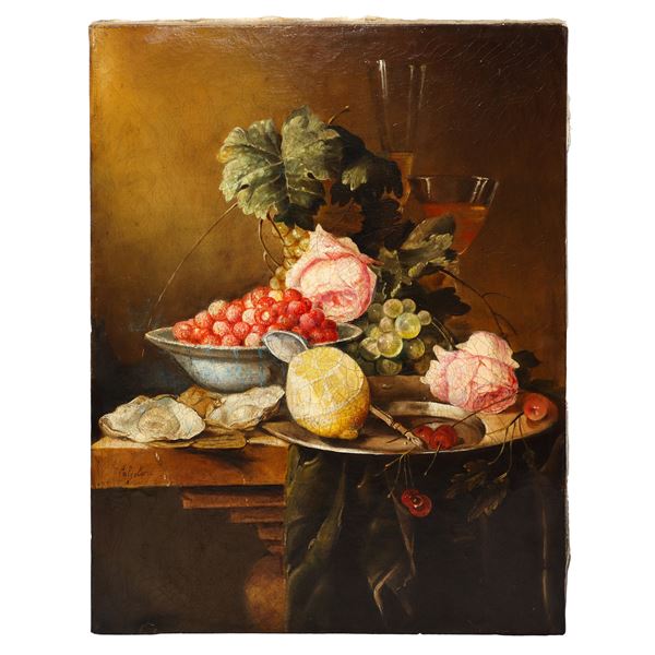 Ida Calzolari - Still life of fruit