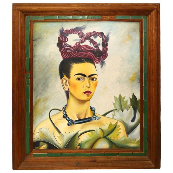 Frida con Trecce (copia dell'autoritratto)