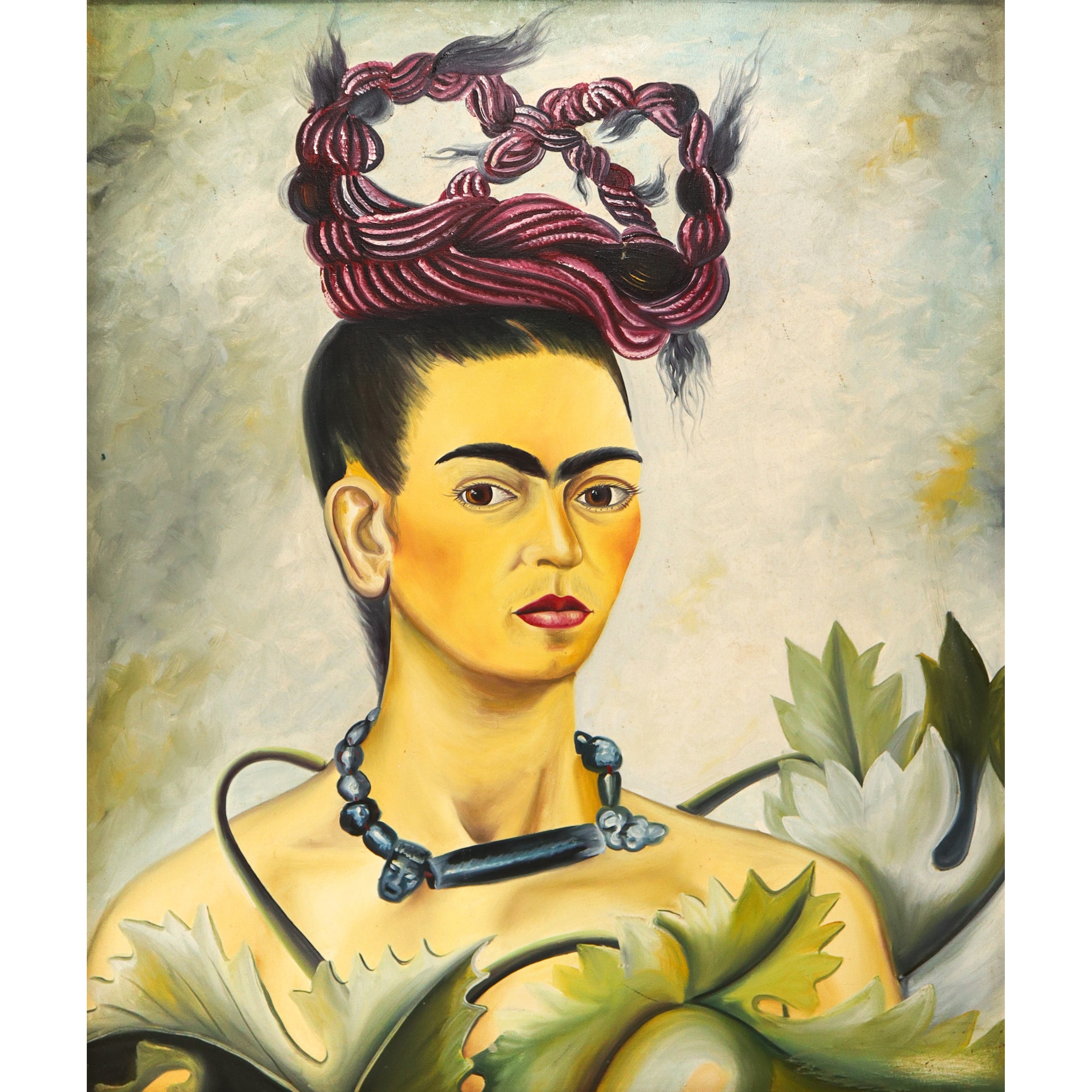 Frida con Trecce (copia dell'autoritratto)