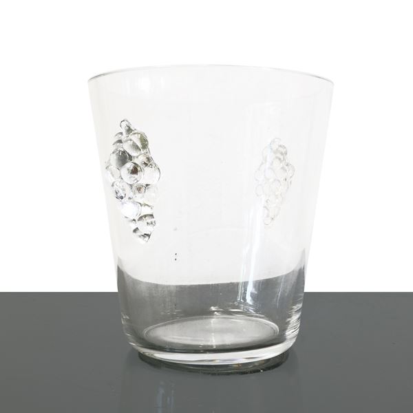 CJ Riedel - Crystal Suaglass with grape-shaped handles