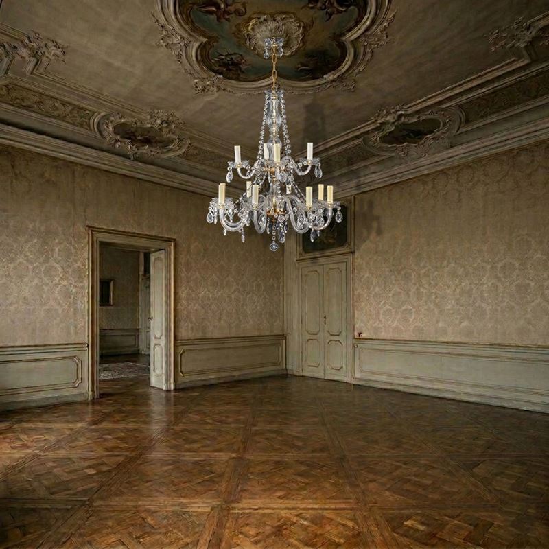 Lampadario Maria Teresa con brindoli a 12 luci