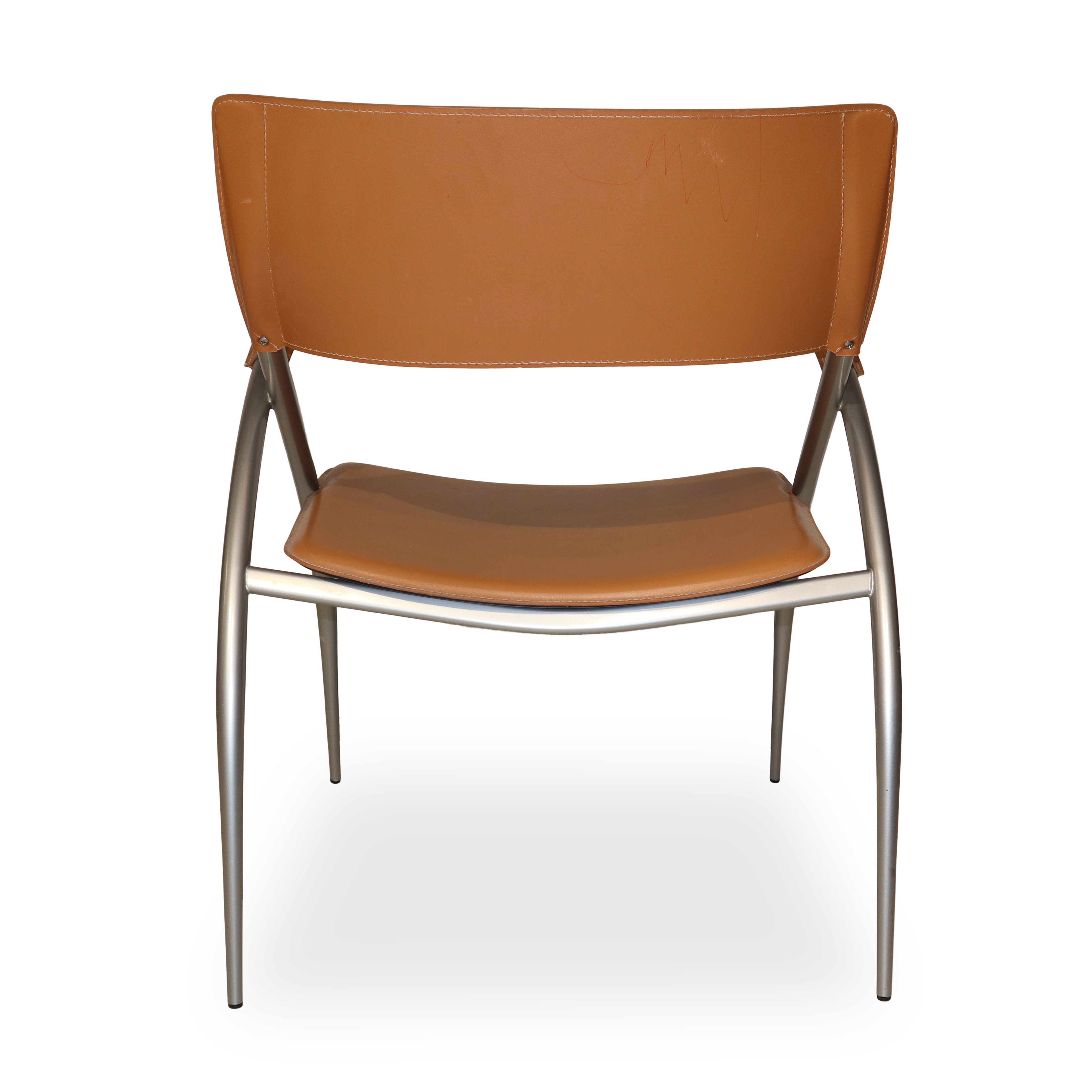 Calligaris Design e Arredi - N. 5 Sedie in stile industriale con struttura in acciaio e tomaia in...