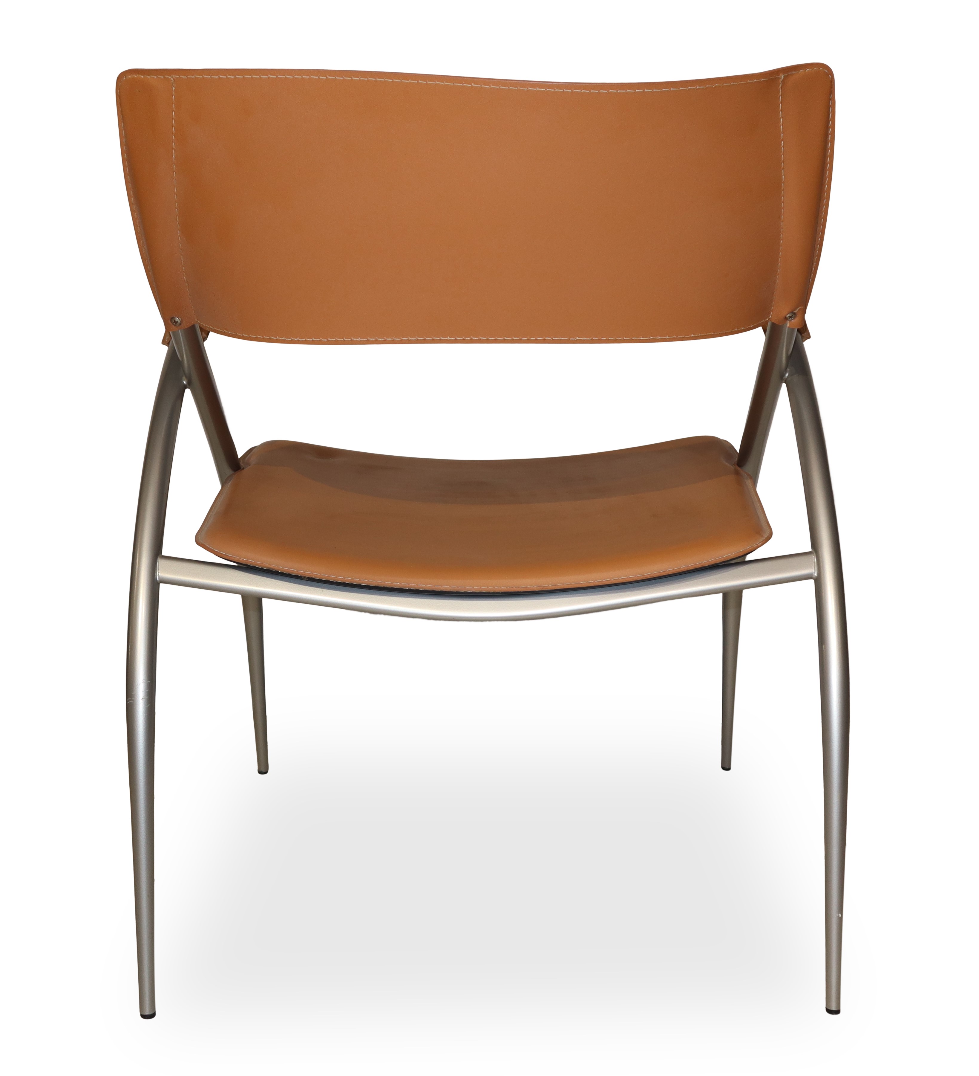 Calligaris Design e Arredi - N. 5 Sedie in stile industriale con struttura in acciaio e tomaia in...