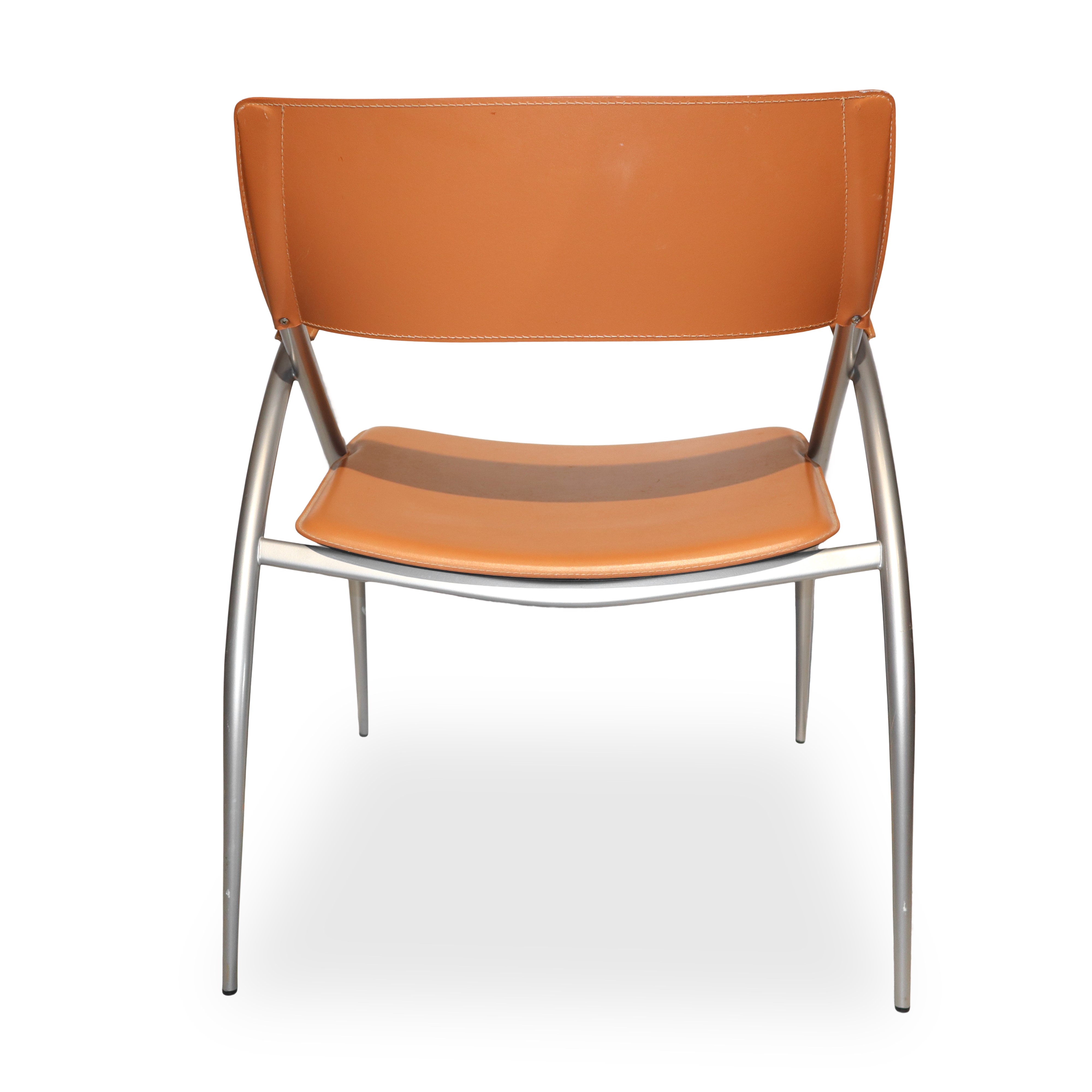 Calligaris Design e Arredi - N. 5 Sedie in stile industriale con struttura in acciaio e tomaia in...