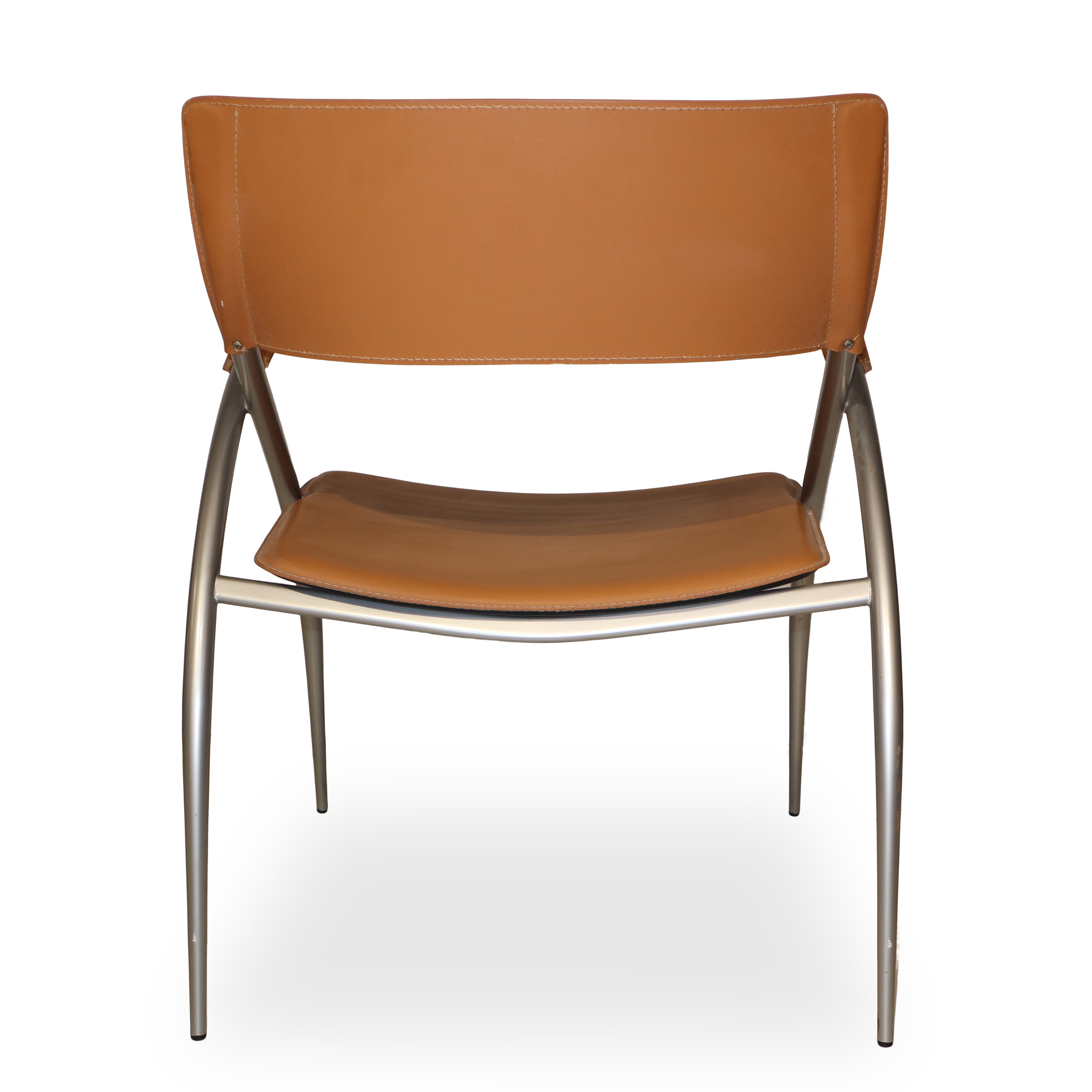 Calligaris Design e Arredi - N. 5 Sedie in stile industriale con struttura in acciaio e tomaia in...