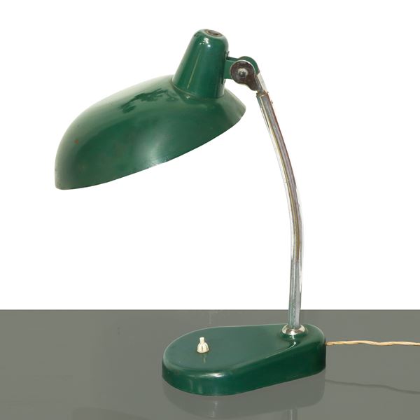 Green table lamp
