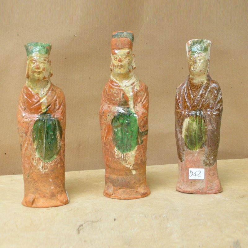 Gruppo di 3 Figure Dinastia Song - Suung