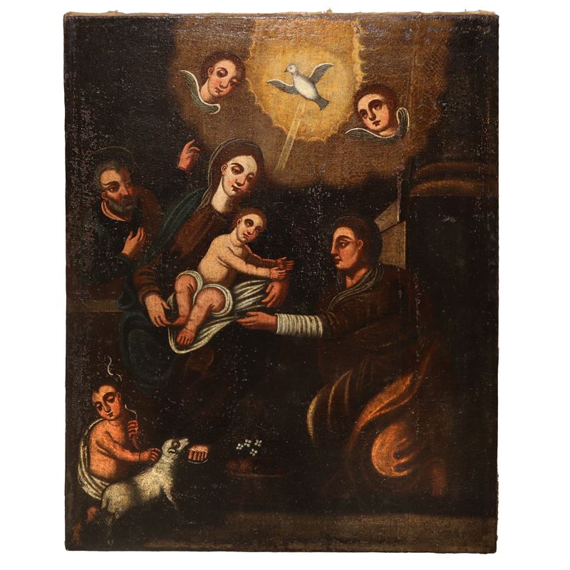 Sacra Famiglia con San Giovannino e Sant'Anna