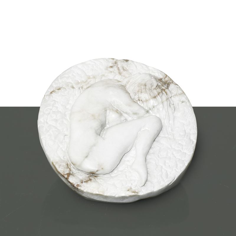 Nudo di donna entro tondo