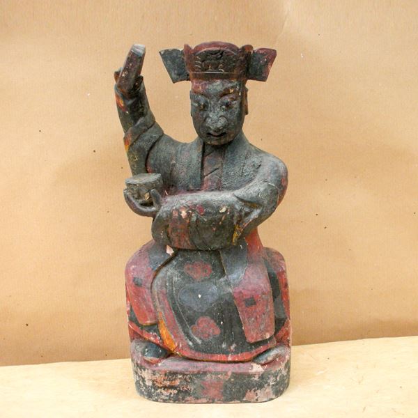 Scultura in legno di Saggio