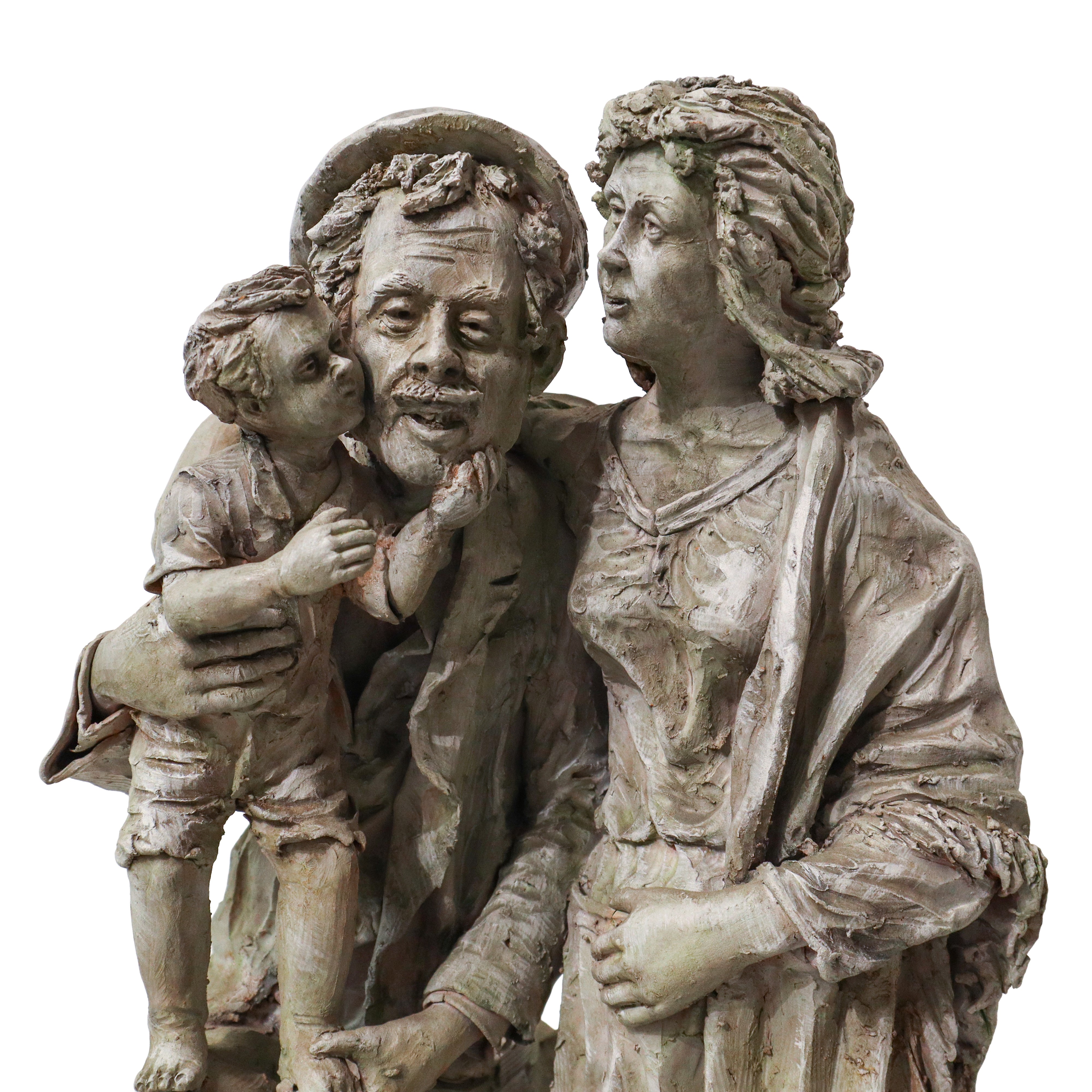 Ceramiche e Presepi D'arte Scarlatella - Famiglia - Gruppo in terracotta