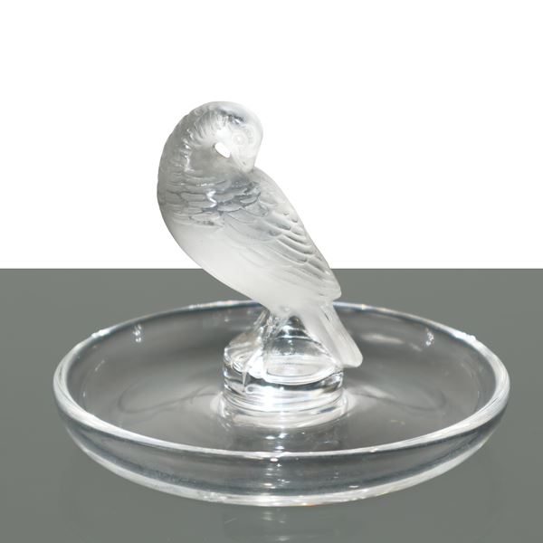 Lalique France - Ring holder with pheasant