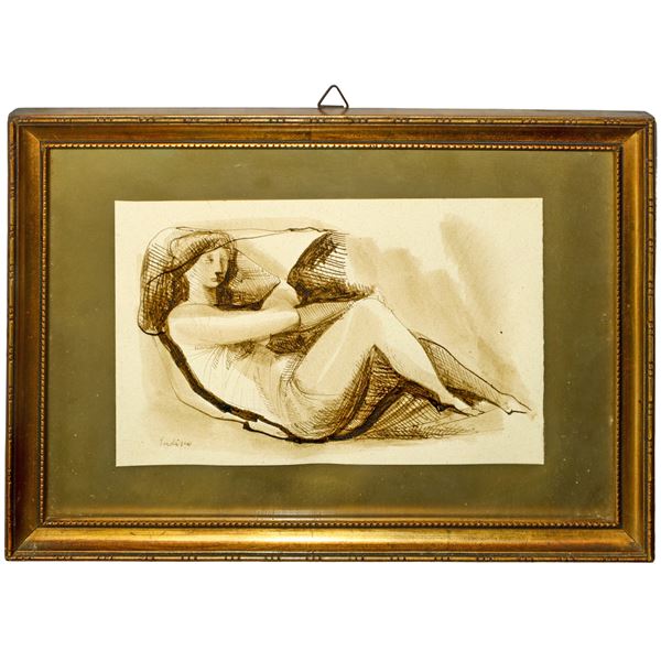 Domenico Tudisco - Donna distesa