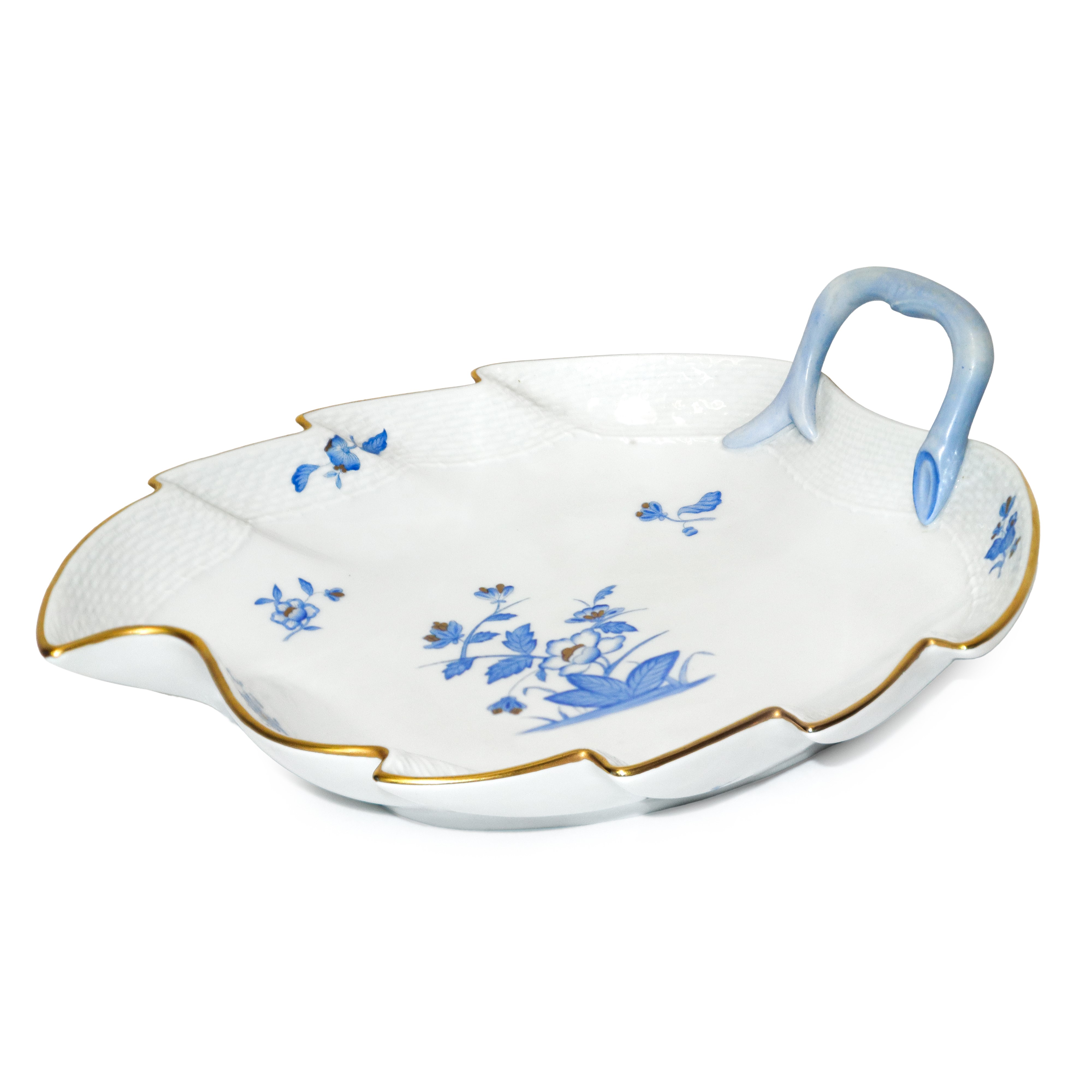 SERVIZIO DI PIATTI IN PORCELLANA BIANCA CON DECORO FLOREALE