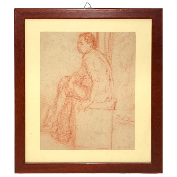 Giovanni Alicò - Nude woman from behind