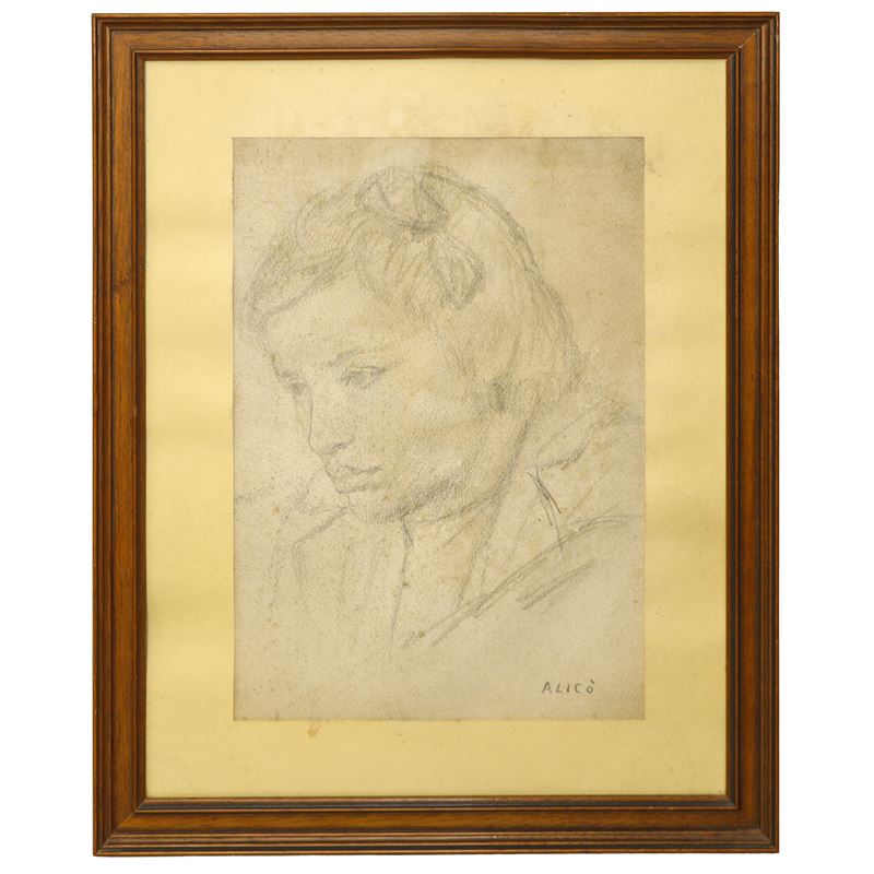 Giovanni Alicò - Volto di Donna
