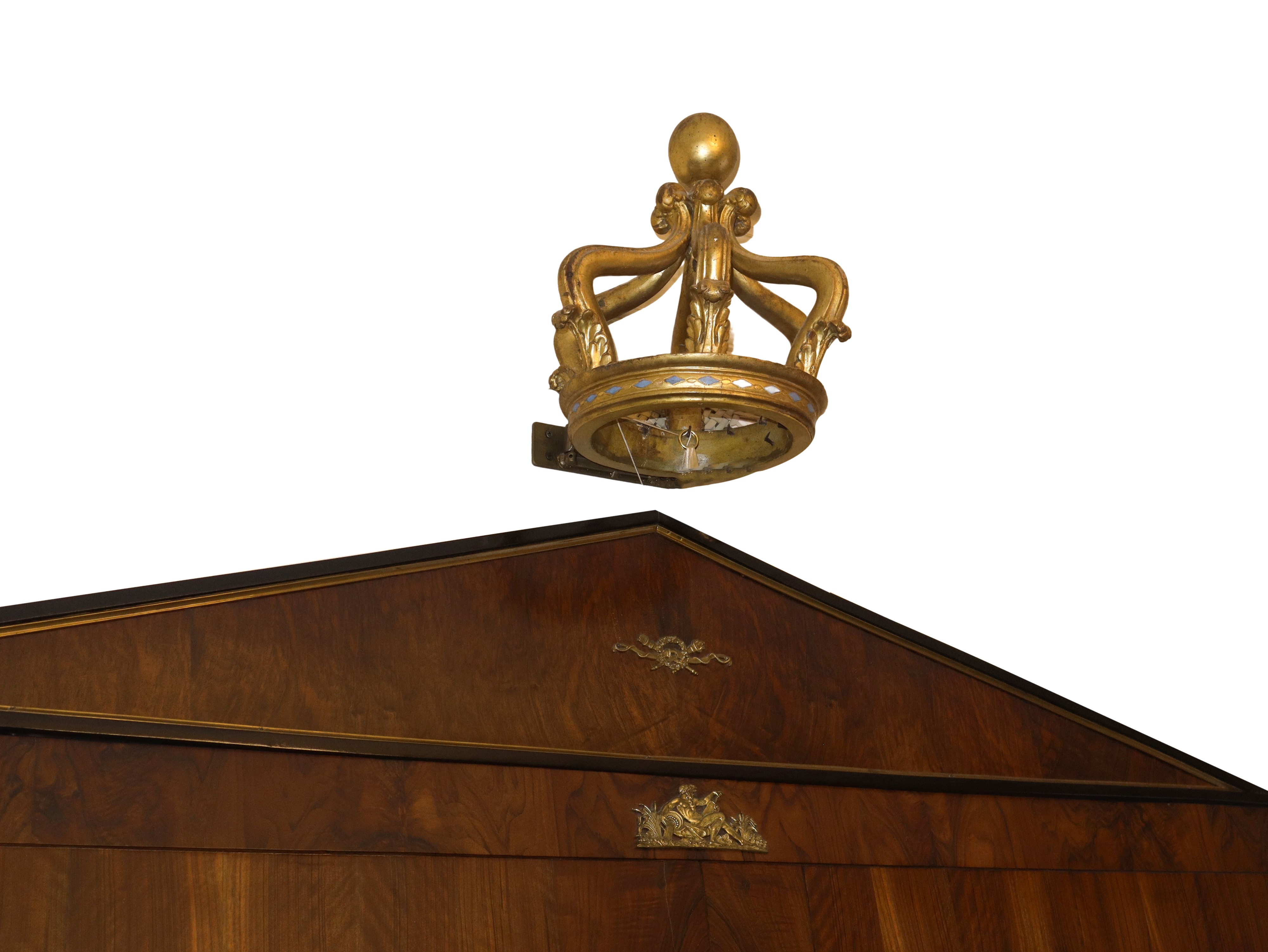 Camera da letto Emiliana con impiallacciatura in noce