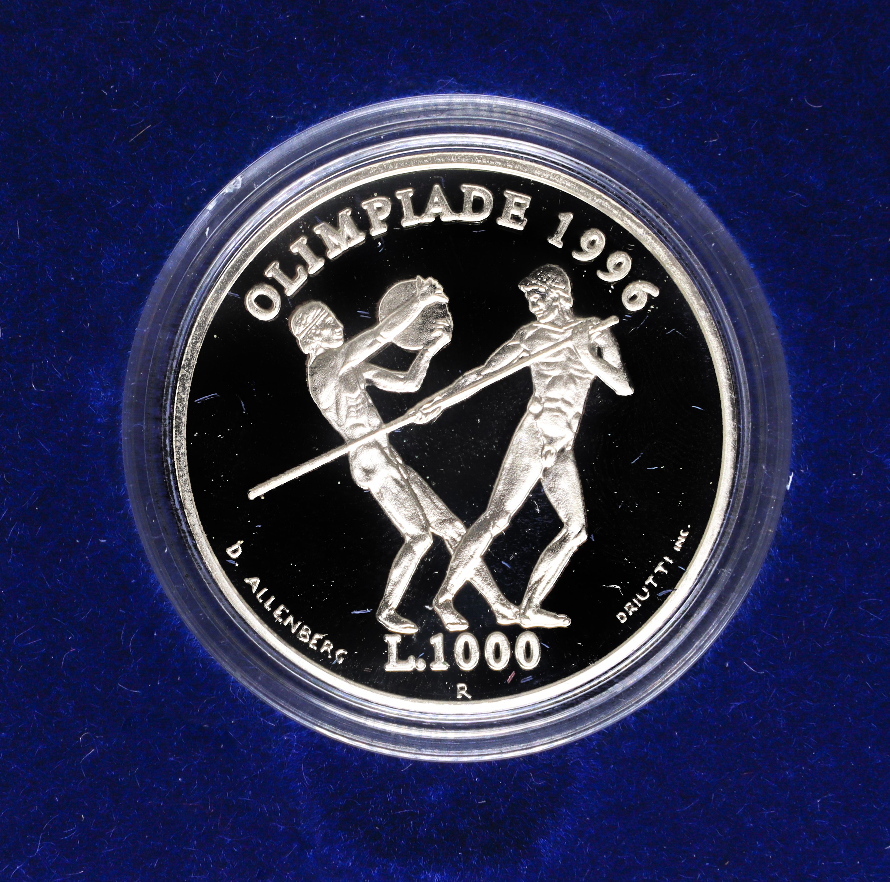 Moneta celebrativa giochi della XXVI Olimpiade