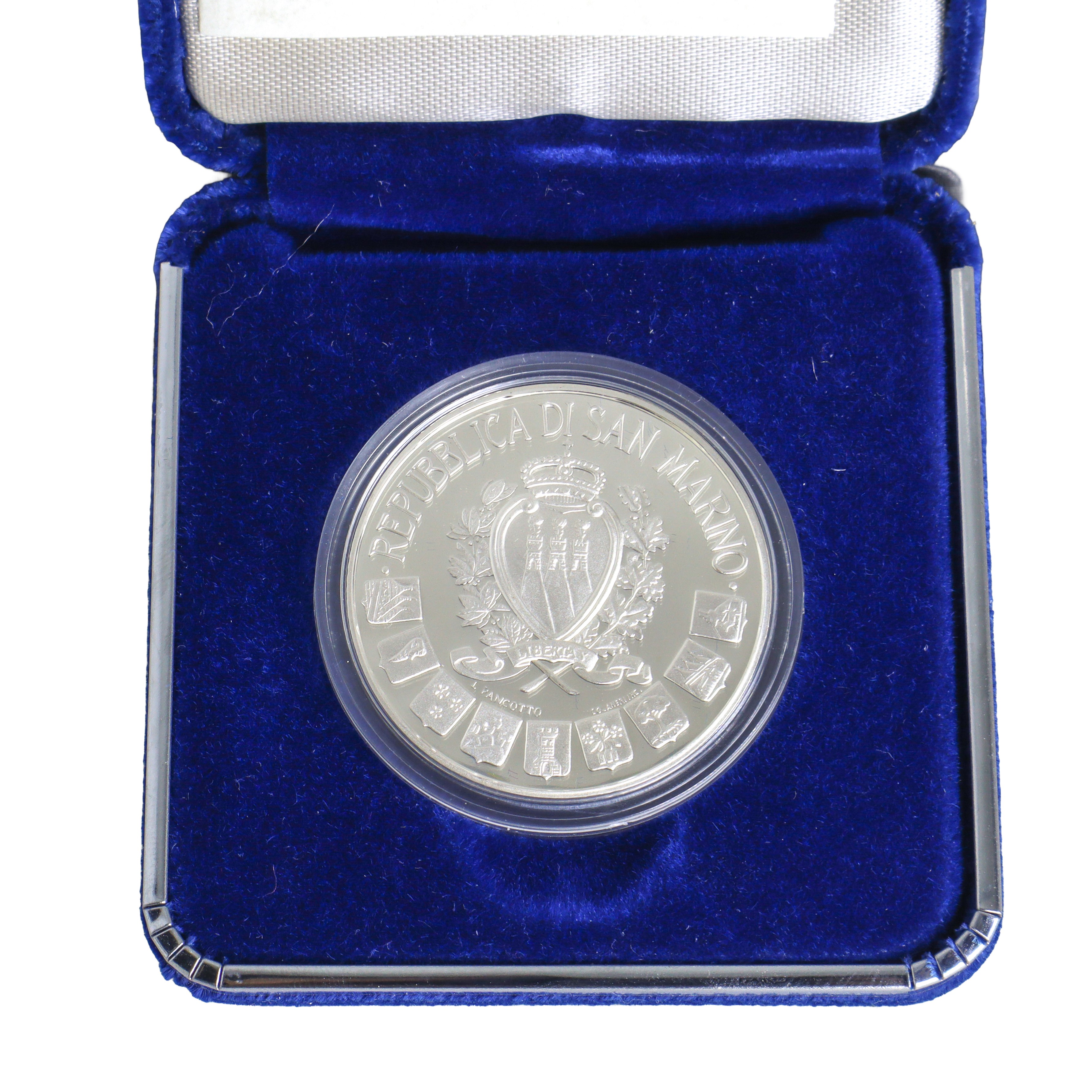 Moneta d'argento celebrativa a corso legale