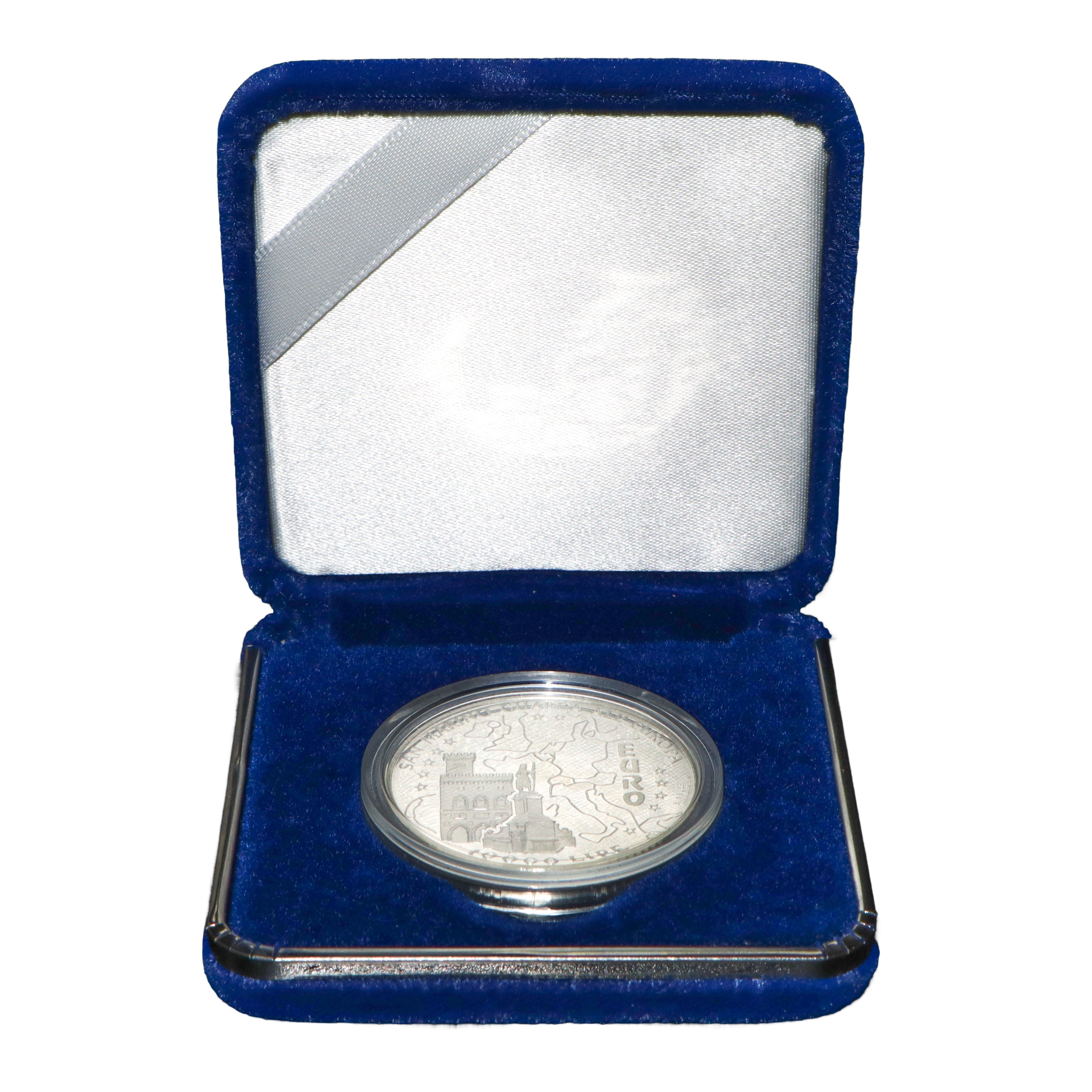 Moneta d'argento celebrativa a corso legale