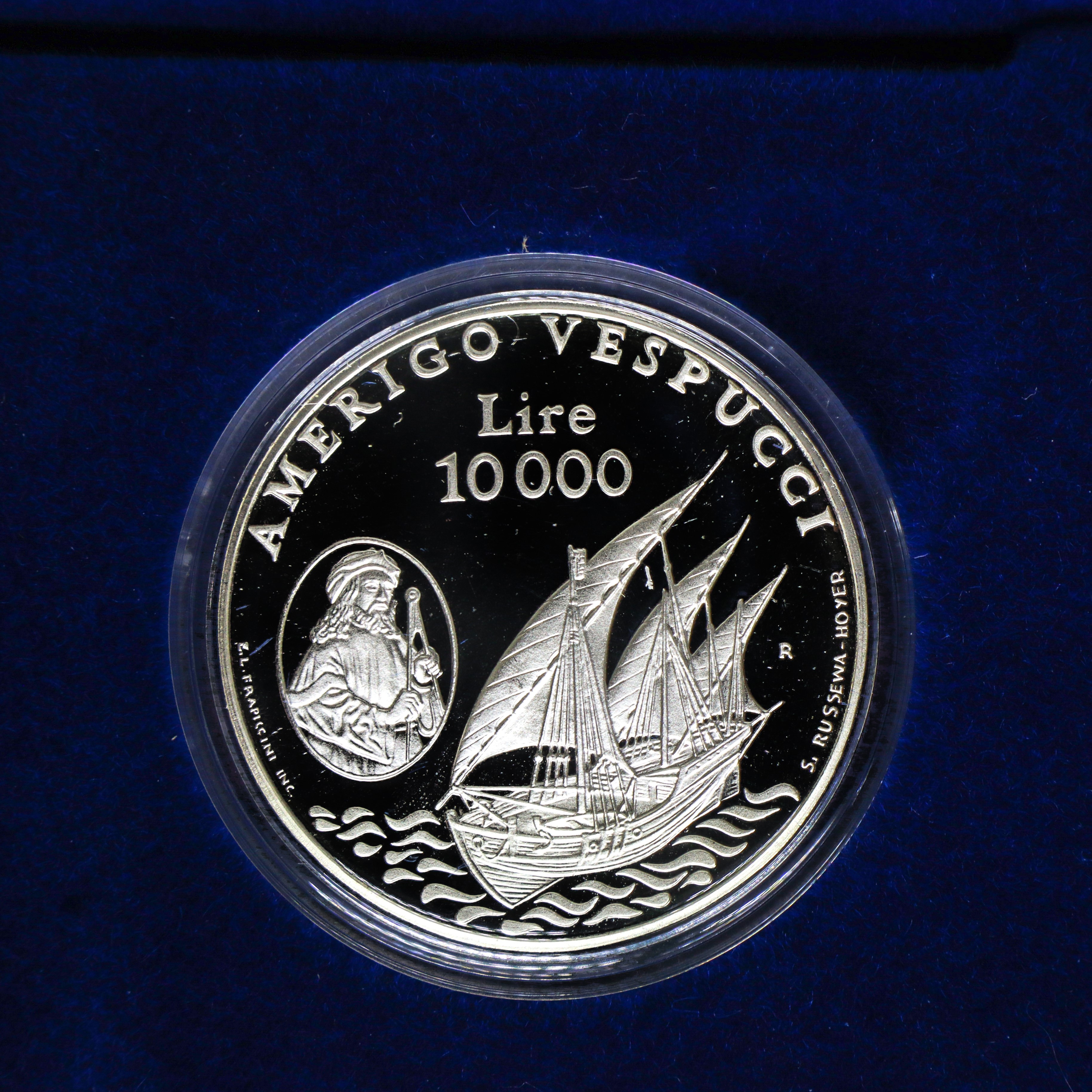 Amerigo Vespucci, Monete celebrative