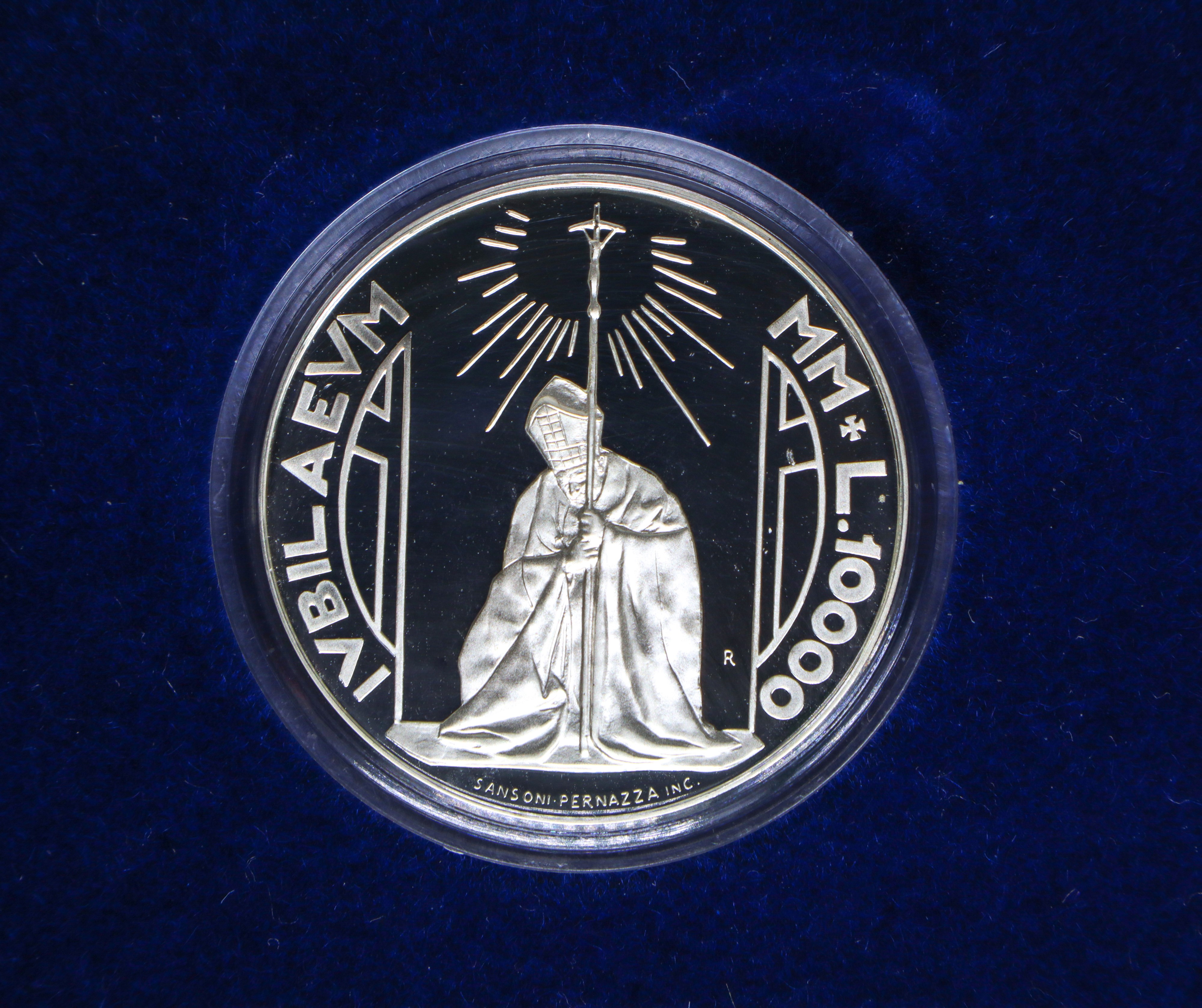 Il Giubileo del 2000, Monete d'argento celebrative