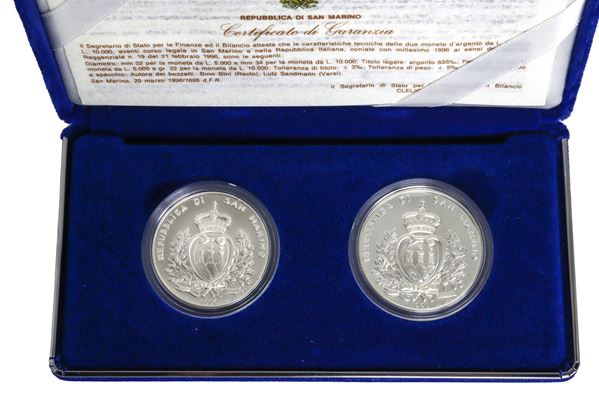 Europe towards the third millennium, commemorative silver coins