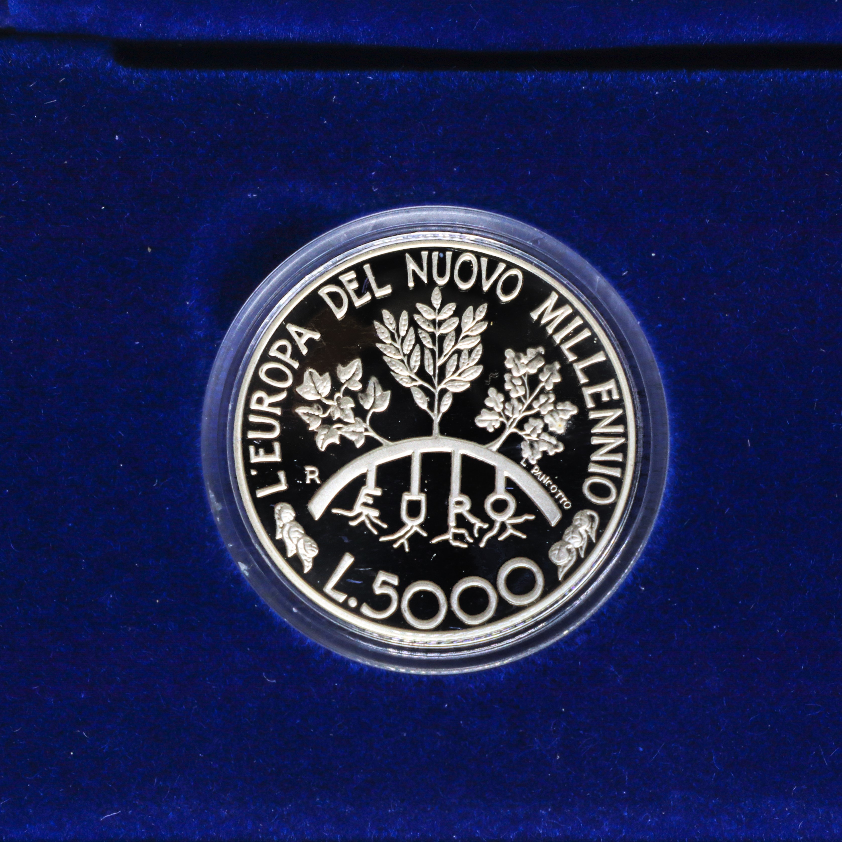 L'Europa verso il terzo millennio, monete d'argento celebrative