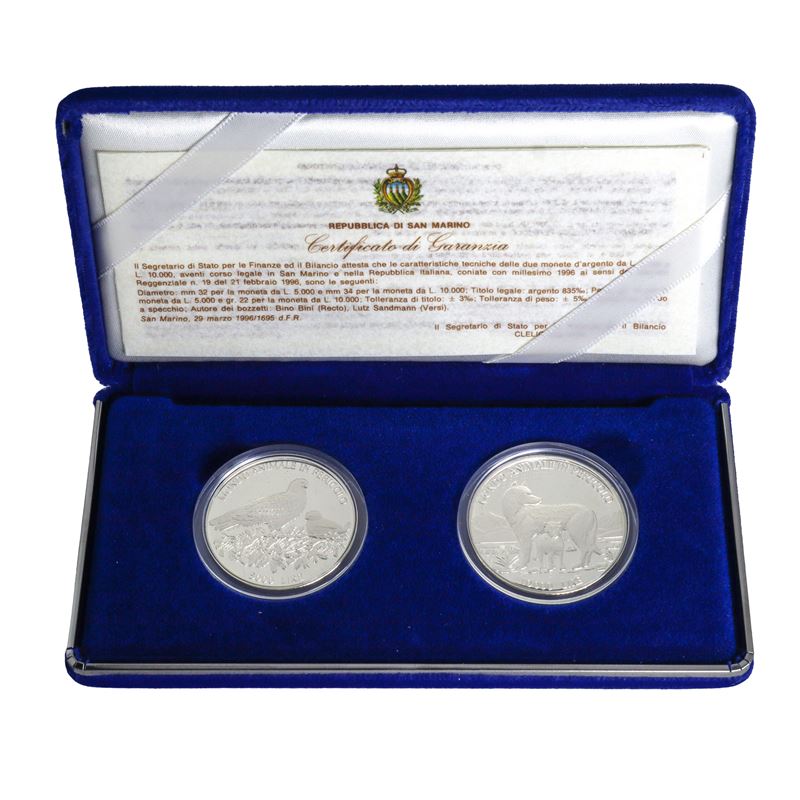 Mondo animale in pericolo, monete celebrative