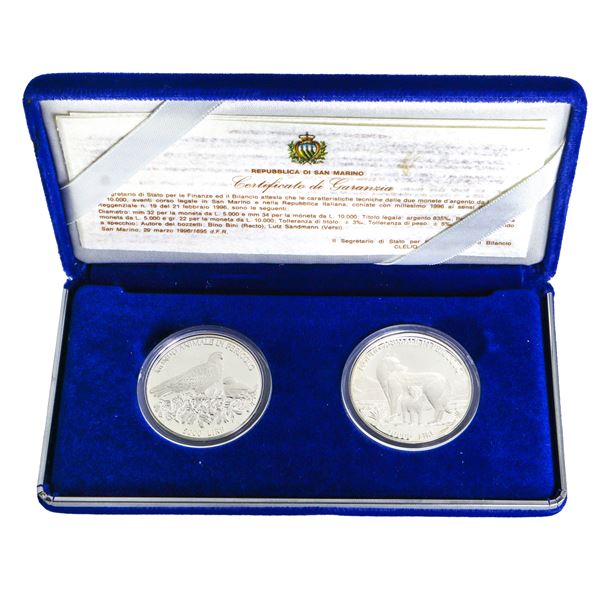 Animal world in danger, commemorative coins