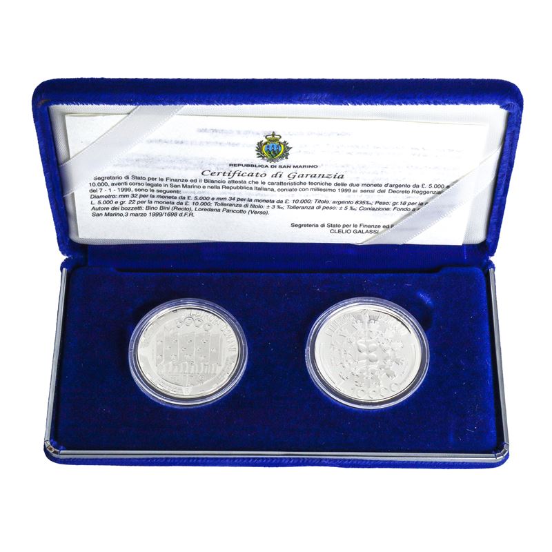 L'Europa del domani, monete d'argento celebrative