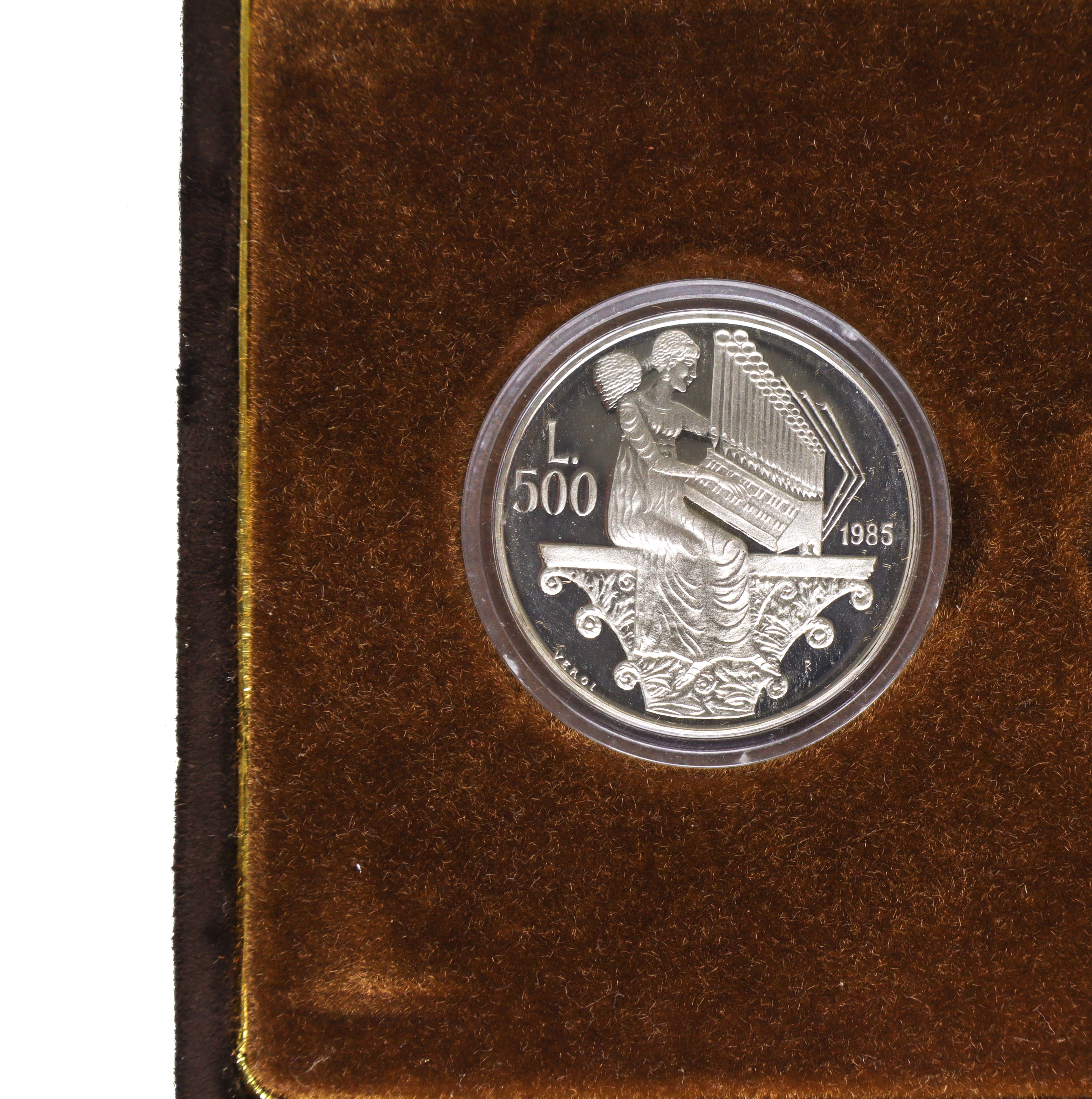 Dittico di monete d'argento a corso legale celebrative del III centenario della nascita di Johann...