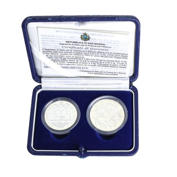 Athena Olympics, silver coins