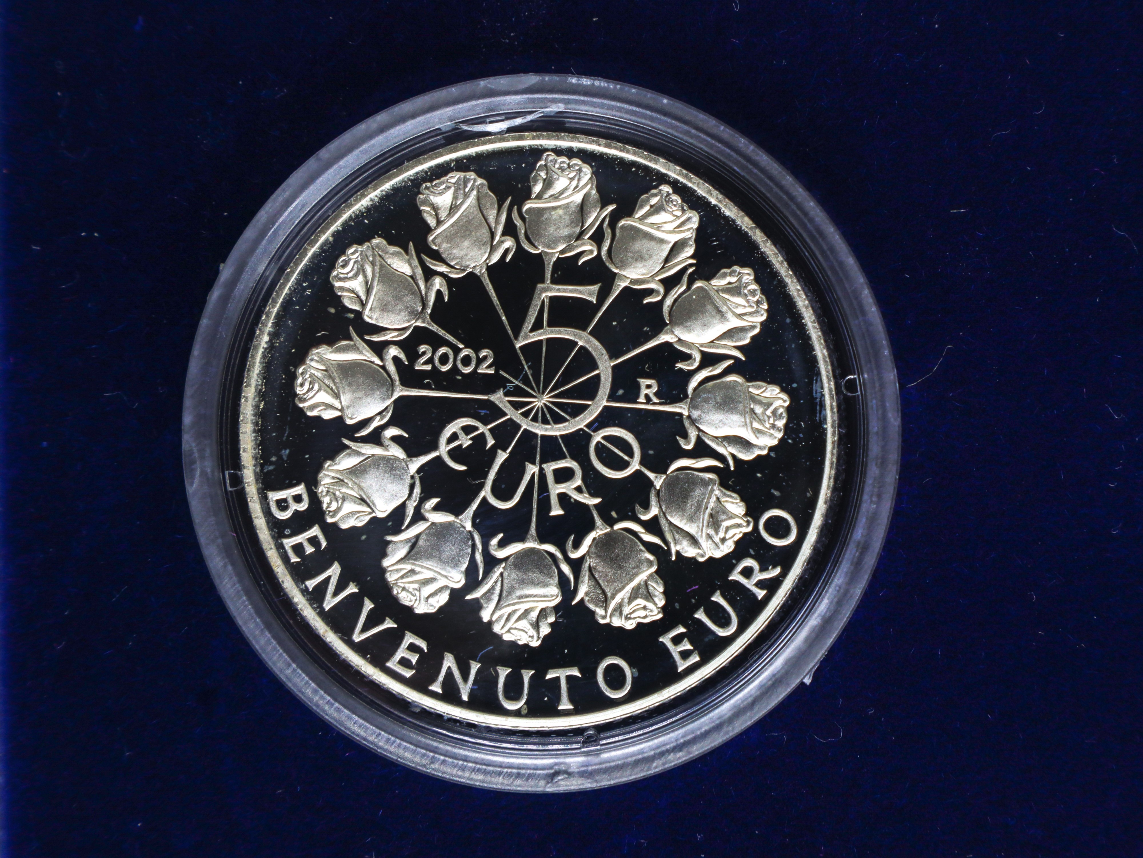 "Benvenuto Euro", monete d'argento