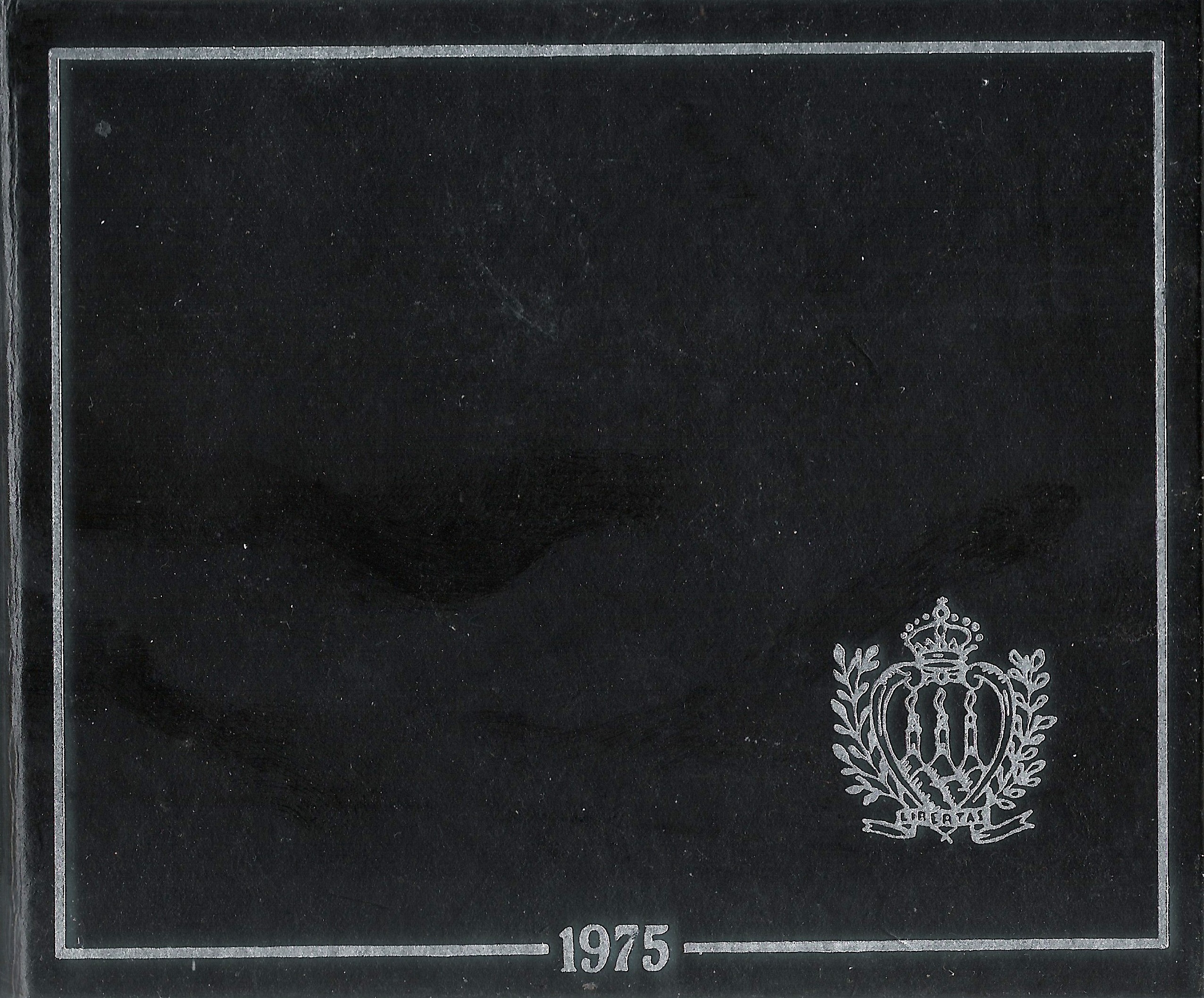 Coniazione ufficiale di una moneta speciale in argento da L.500 recante il millesimo 1975