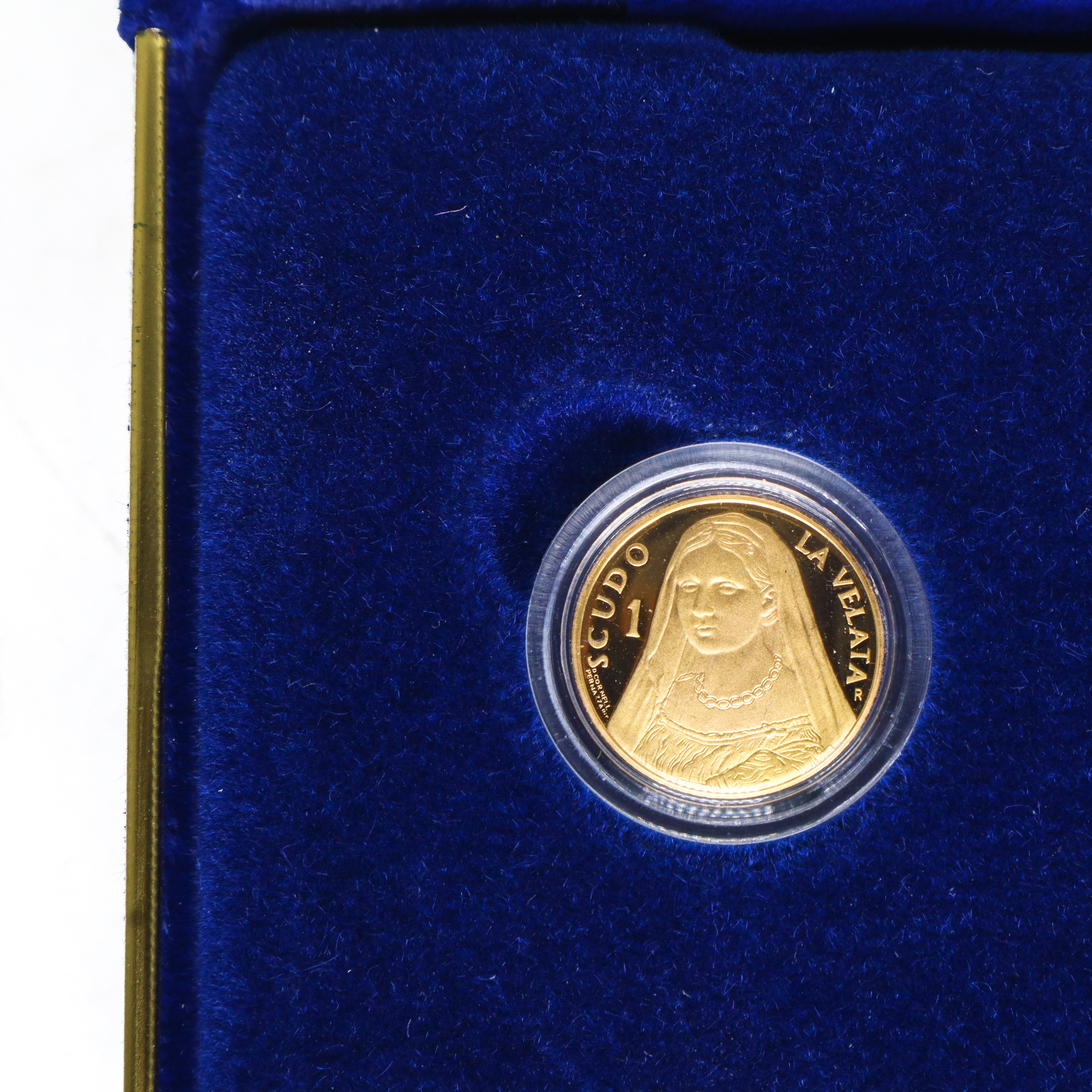 Coniazione di scudi d'oro dello stato a corso legale 1/2- 1 e 2 scudi