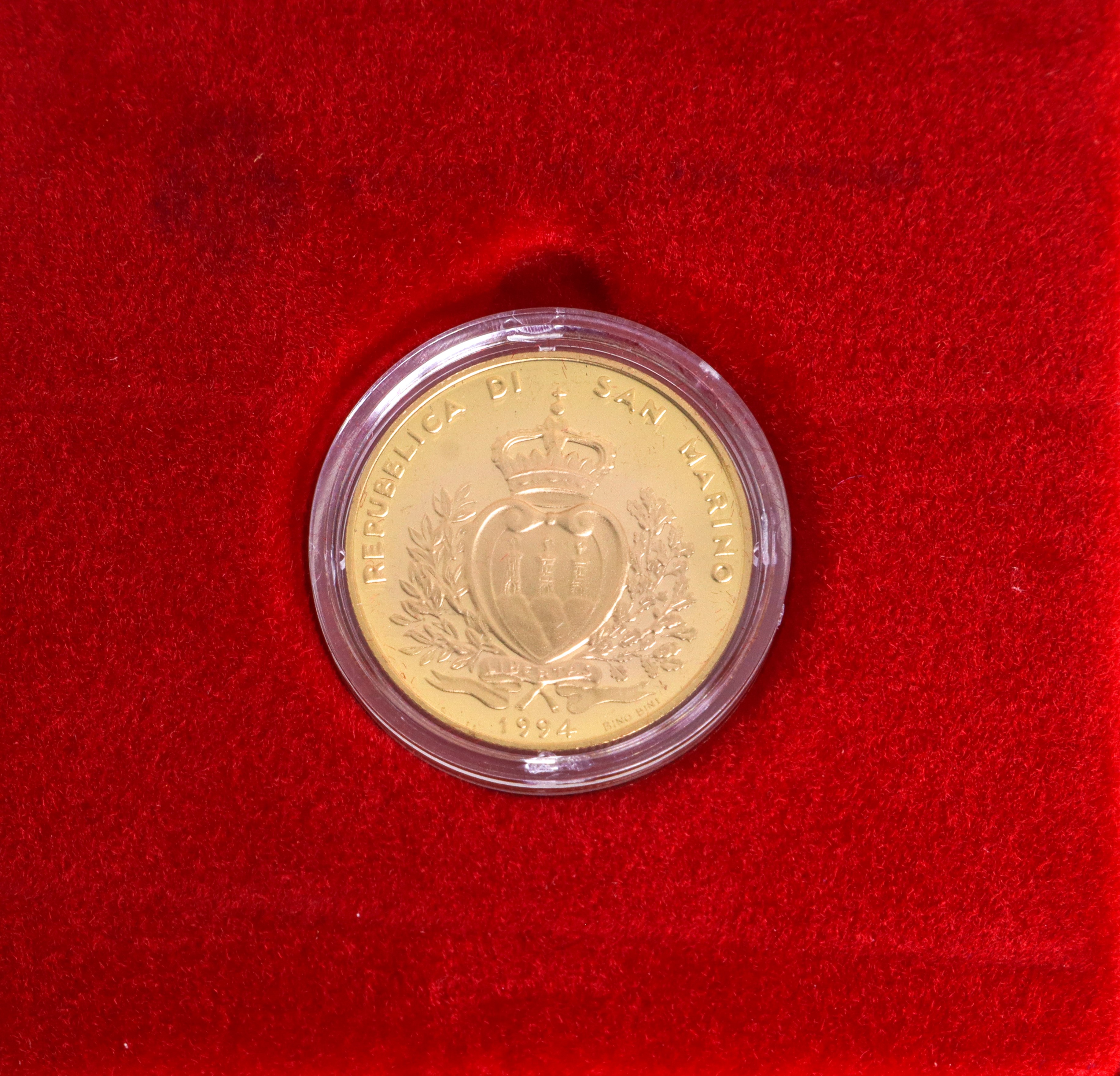 Moneta d'oro a corso legale 5 Scudi