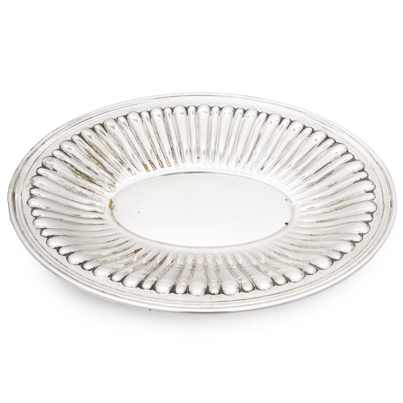 Vassoio in argento 800