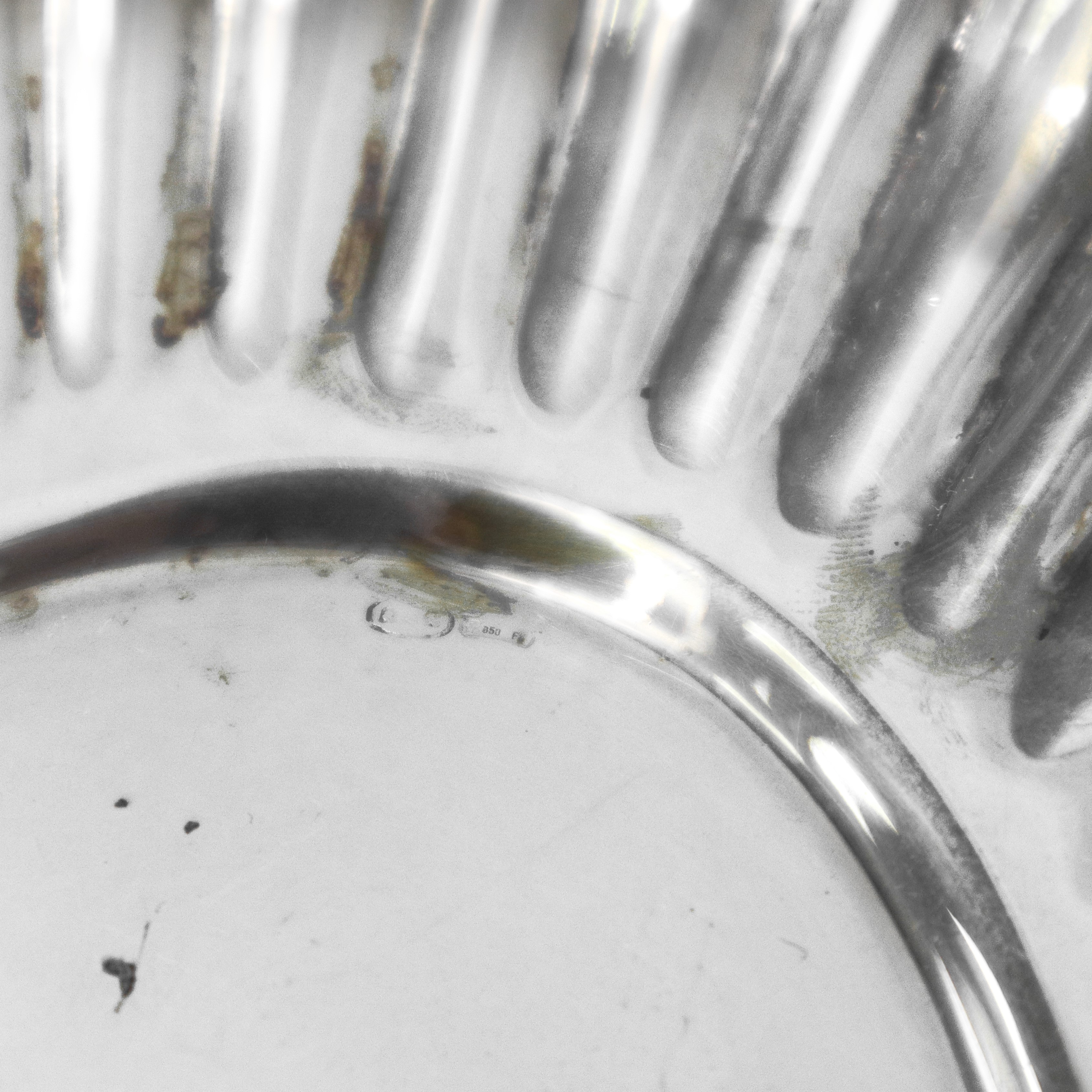 Vassoio in argento 800