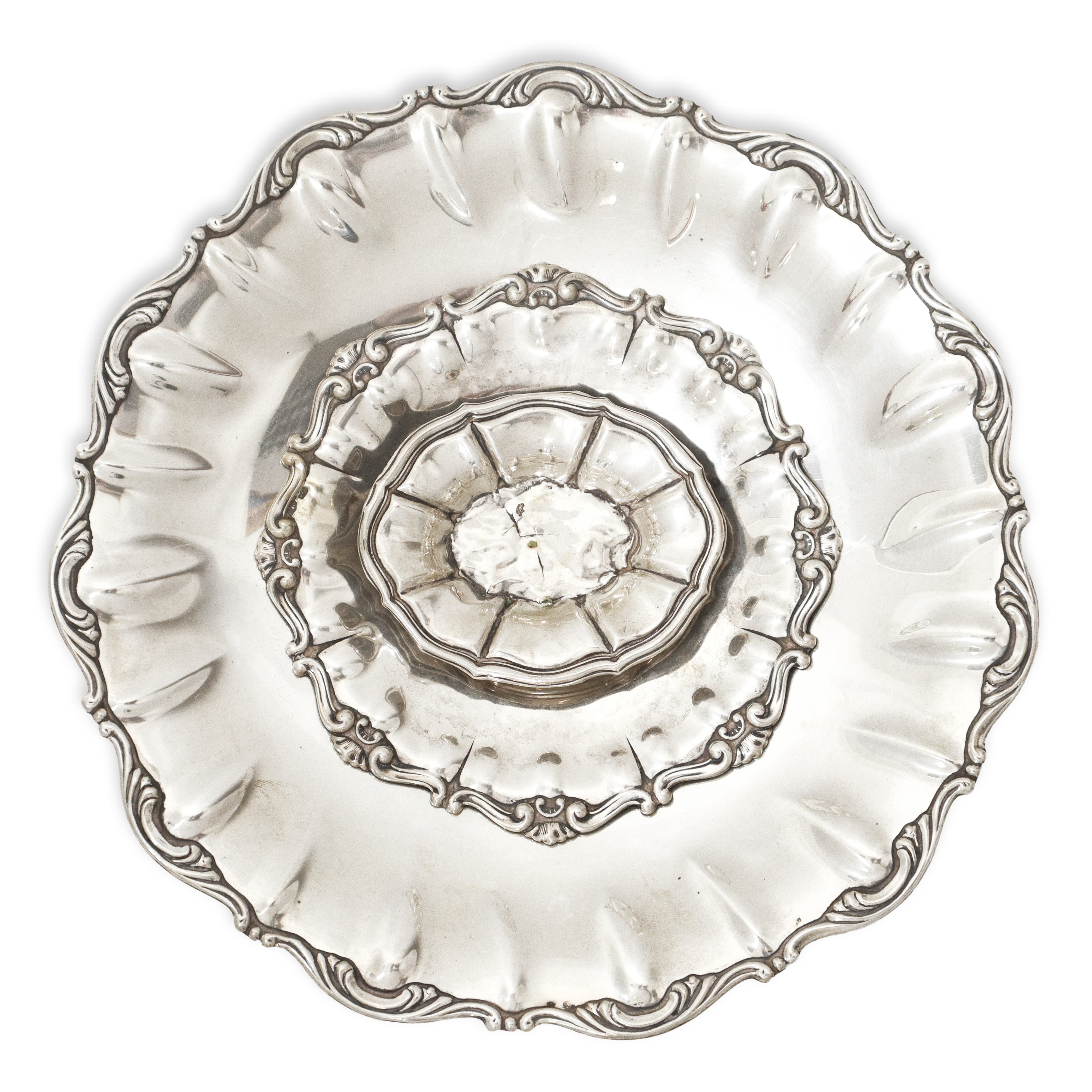 N°3 Vassoi in argento 800