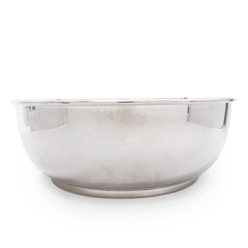 Centrotavola rotondo in argento 800