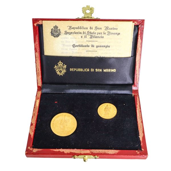 Minting of legal tender state gold scudi