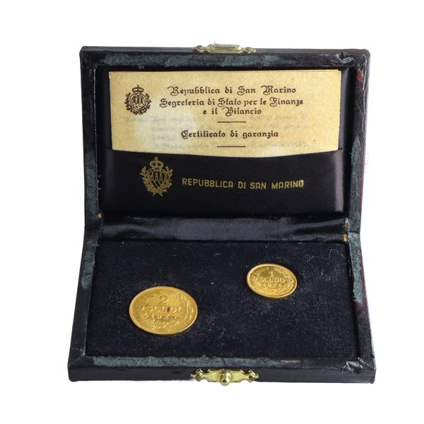 Minting of legal tender state gold scudi