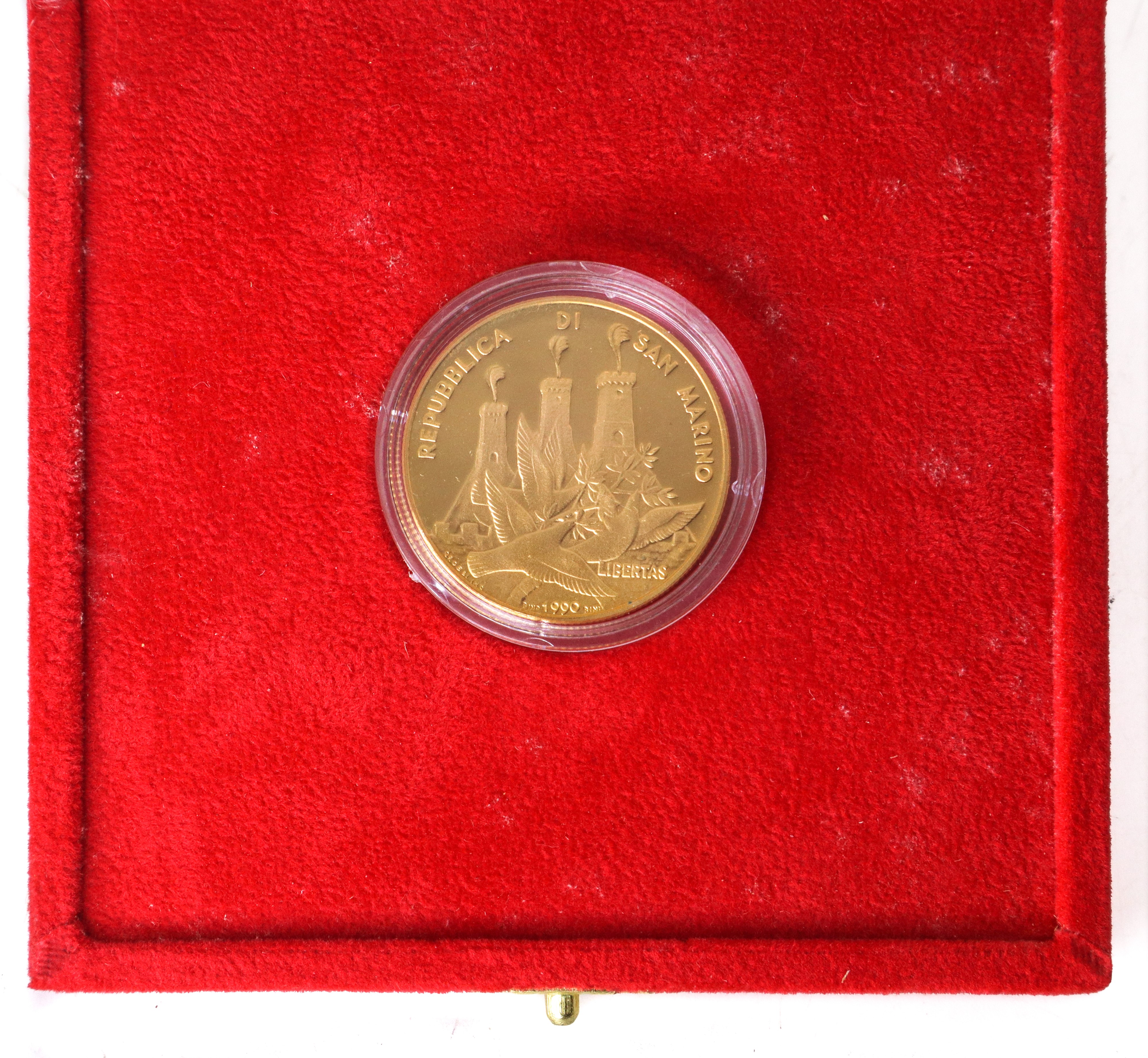 Moneta d'oro a corso legale 5 Scudi