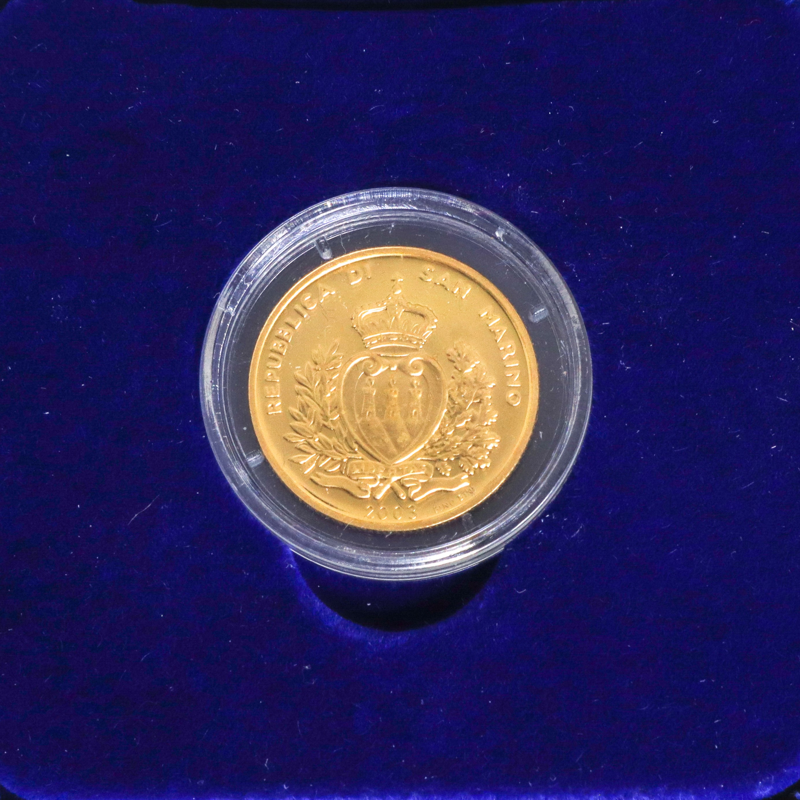 500° Anniversario nascita di Nostradamus 2 scudi moneta d'oro a corso legale