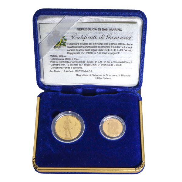 Minting of legal tender gold state scudi