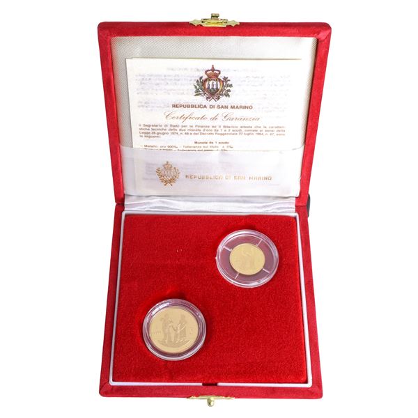 Minting of legal tender gold state scudi